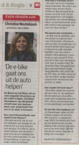 U-Connect: Per deel e-bike flexibel en snel naar je bestemming